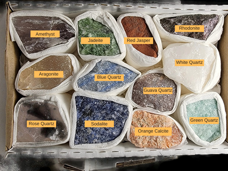 Rock Starter Kit - Assorted Rough Minerals