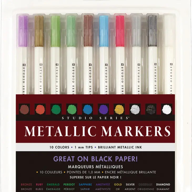 Studio Series Metallic Marker Set of 10