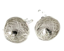 Load image into Gallery viewer, Sterling Silver Disc Stud Earrings
