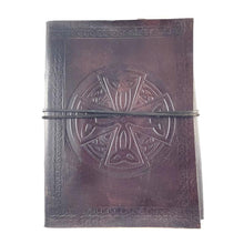 Load image into Gallery viewer, Leather Journal - Celtic Cross
