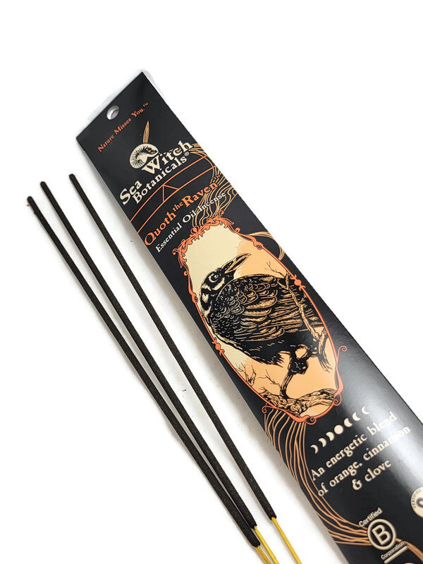 Hand Dipped Incense - Quoth the Raven