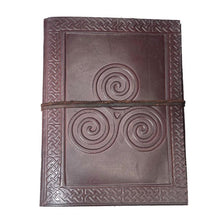 Load image into Gallery viewer, Leather Journal - Triskelion
