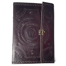 Load image into Gallery viewer, Leather Journal - Embossed w/ Clasp
