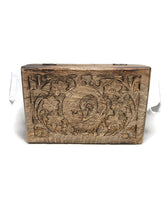 Load image into Gallery viewer, Carved Wooden Jewelry Box - Yin Yang Front Design
